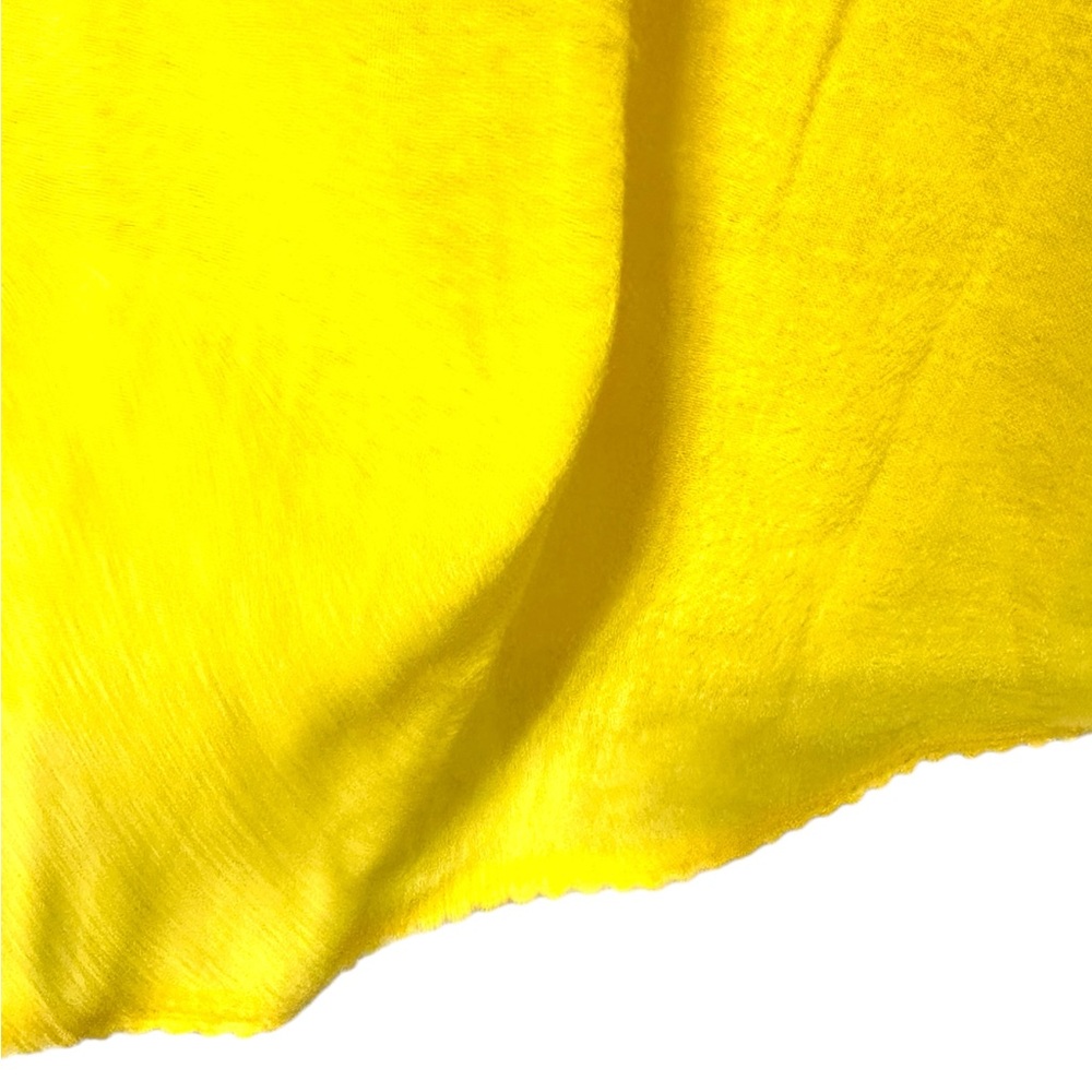 Floral Embrodiered Boho Flowy Yellow Top - Picture 7 of 13